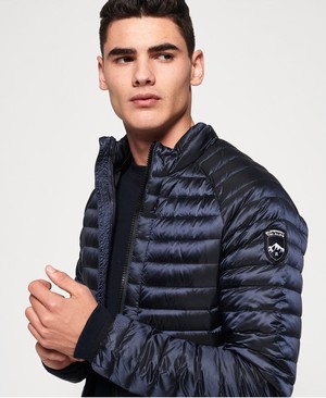 Superdry Core Down Férfi Kabát Sötétkék | FHUXD8452